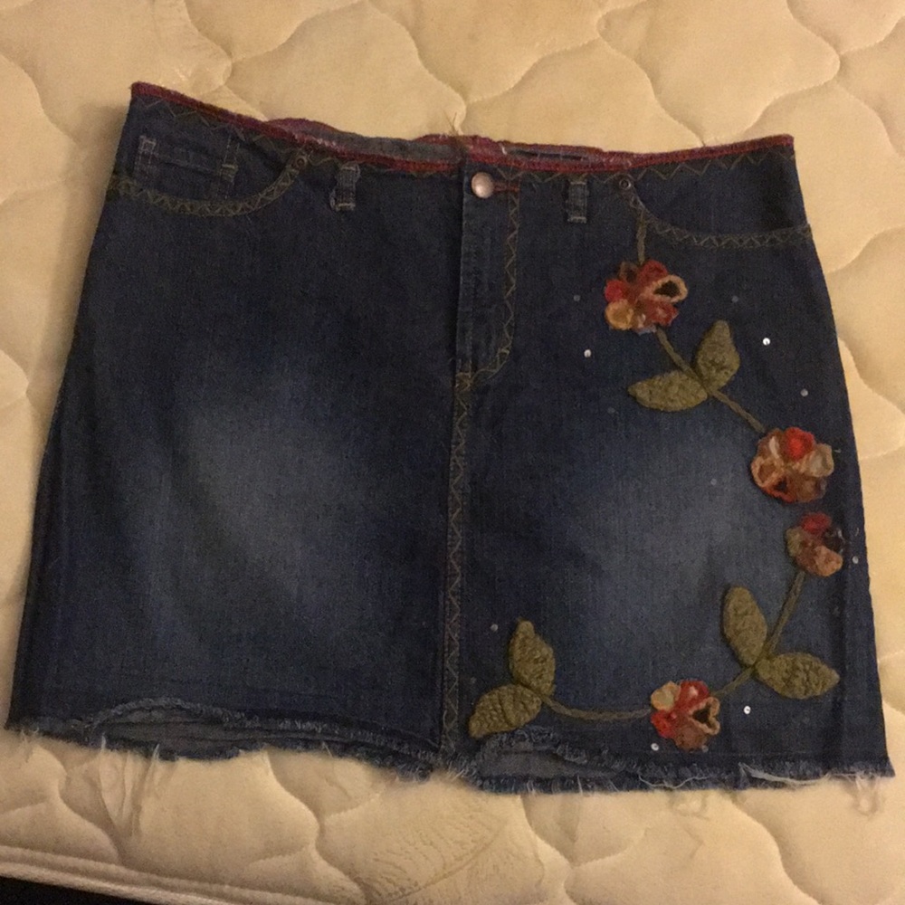 Denim skirt